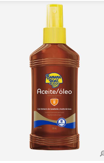 500882 BANANA BOAT ACEITE/ÓLEO FPS8 236ML