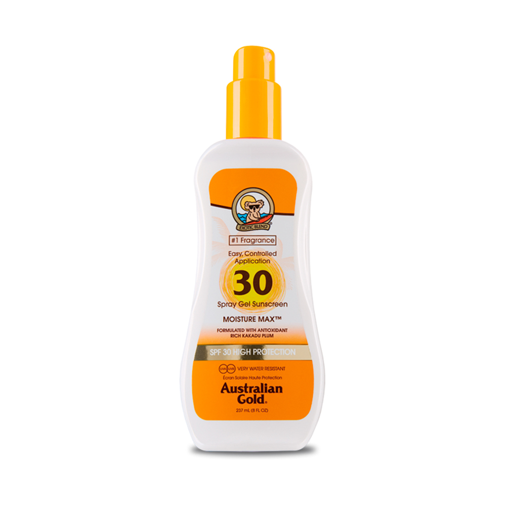 AUSTRALIAN GOLD SPRAY GEL SUNSCREEN SPF30 237ML