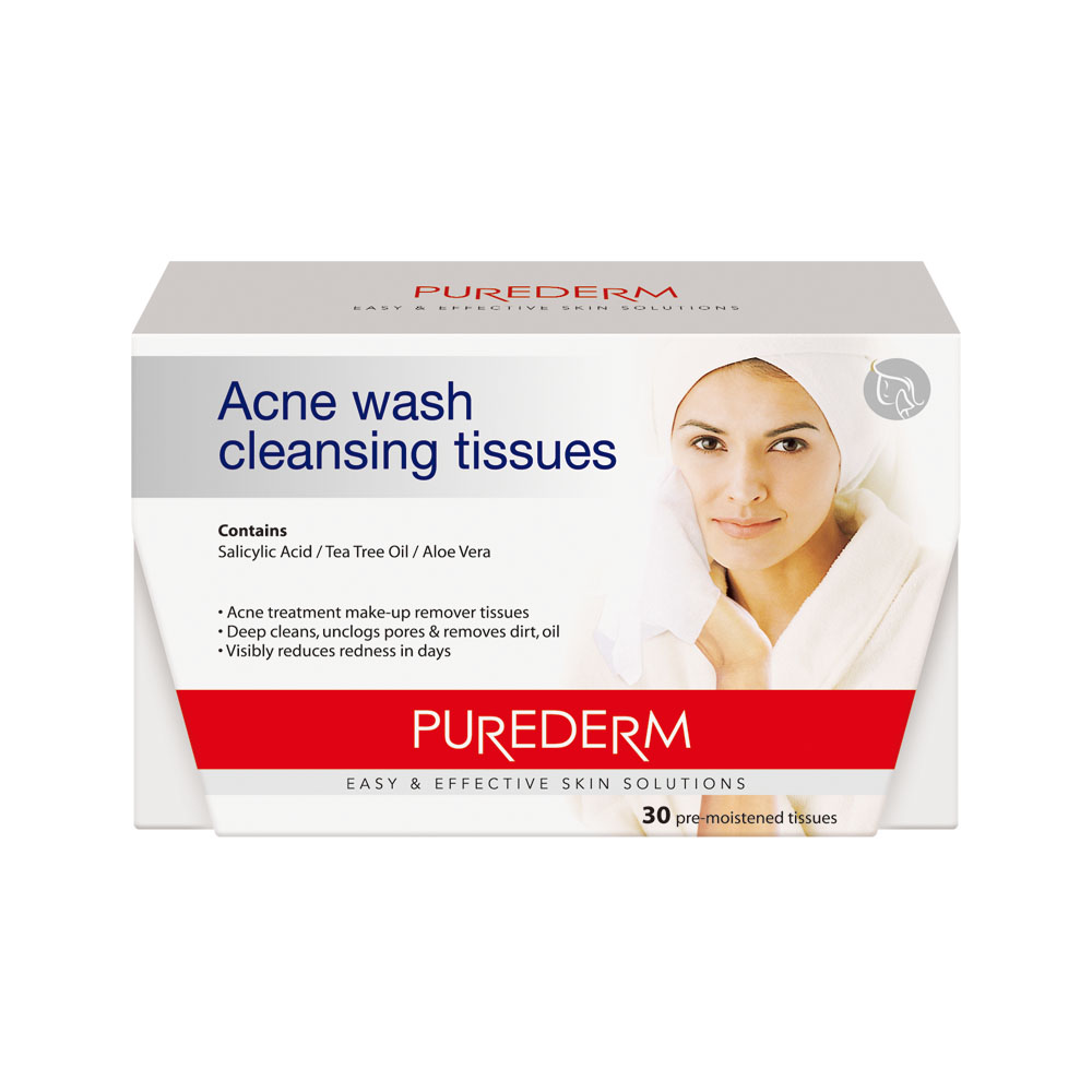 58145 ACNE WASH CLEANSING TISSUE ADS111