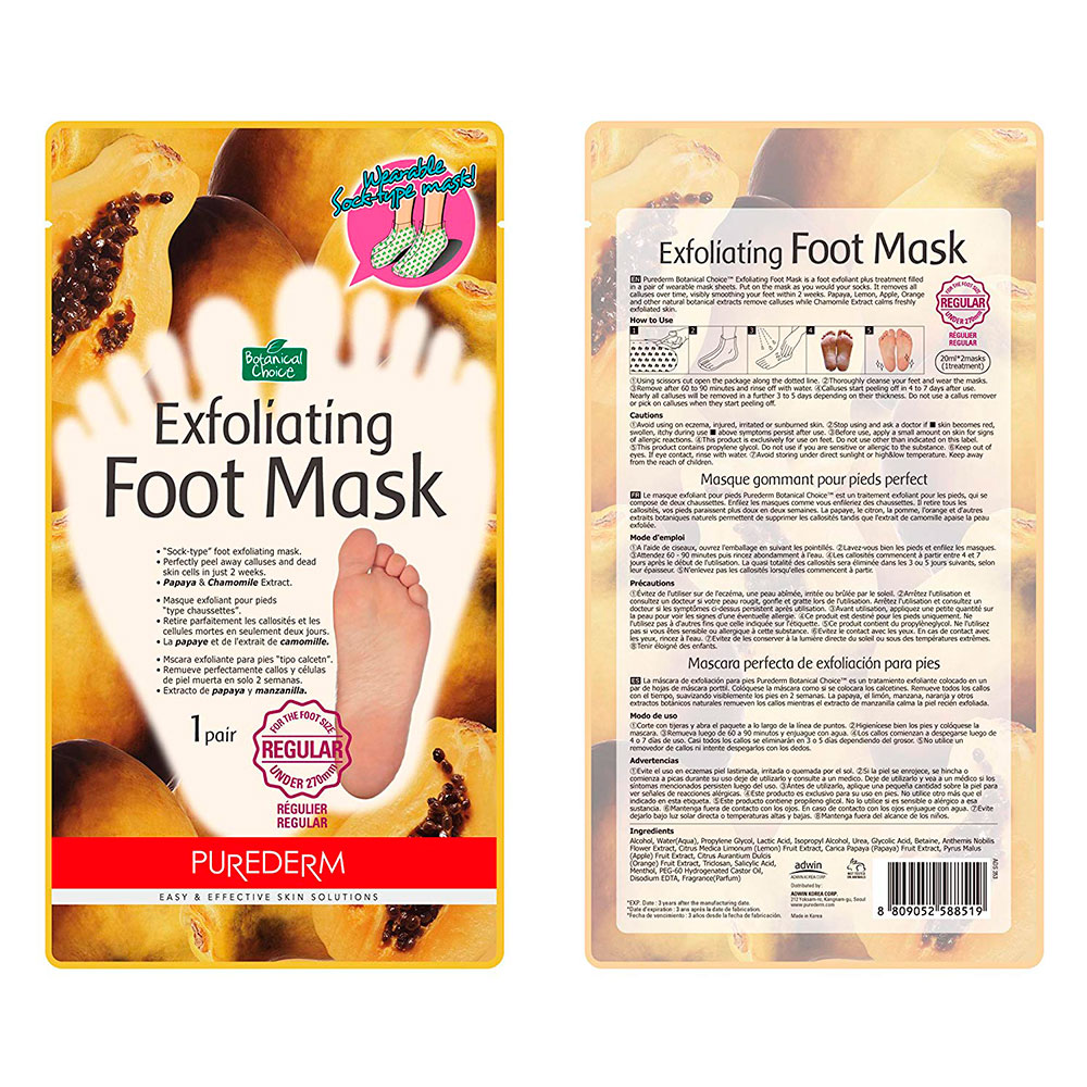 588519 PUREDERM EXFOLIATING FOOT MASK ADS353