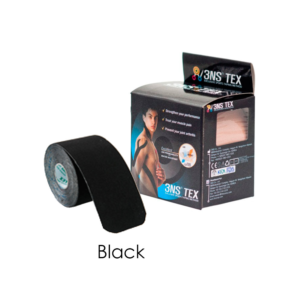 3NS TEX VENDA ELASTICA KINESIOLÓGICA #BLACK