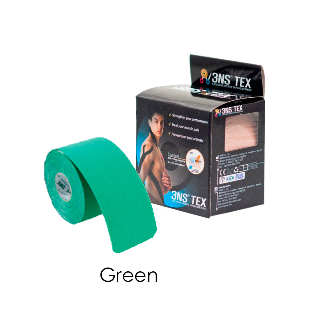 3NS TEX VENDA ELASTICA KINESIOLÓGICA #GREEN