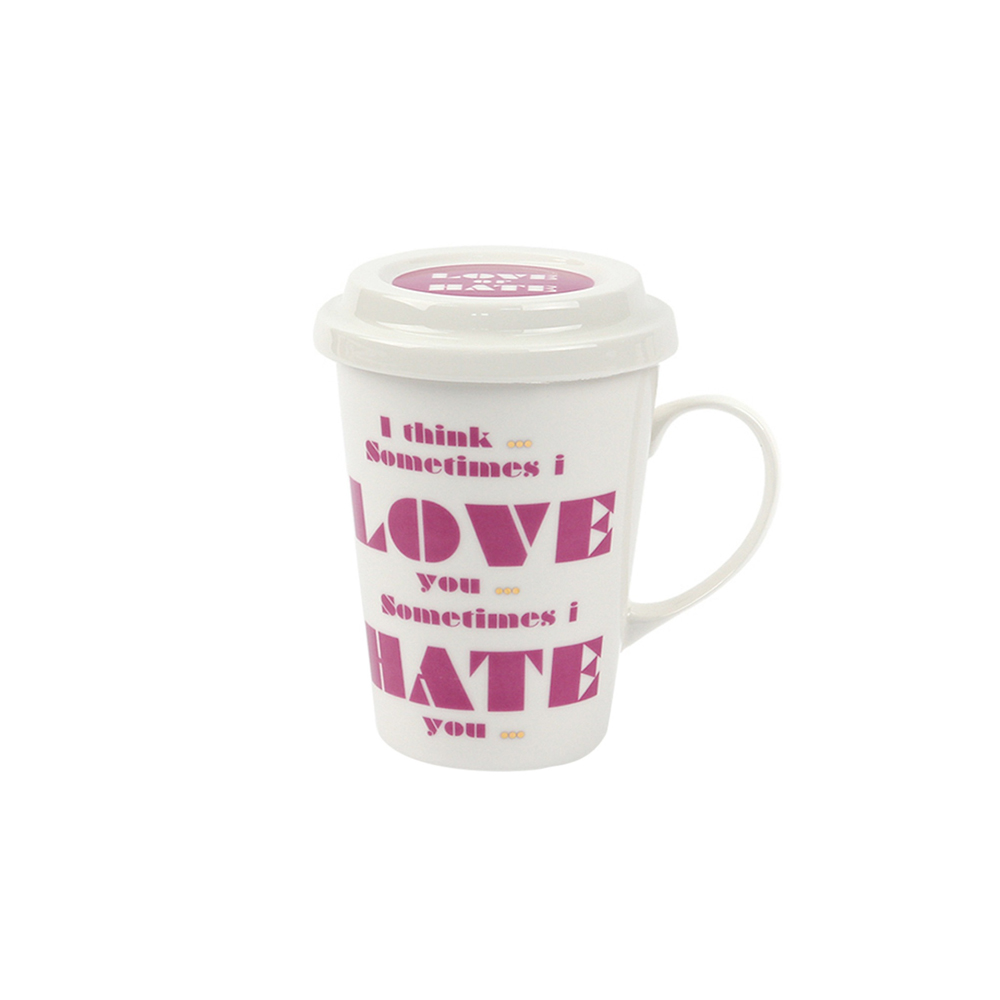 SLB006C MERRY&FUNNY MUG 370ML LOCK&LOCK