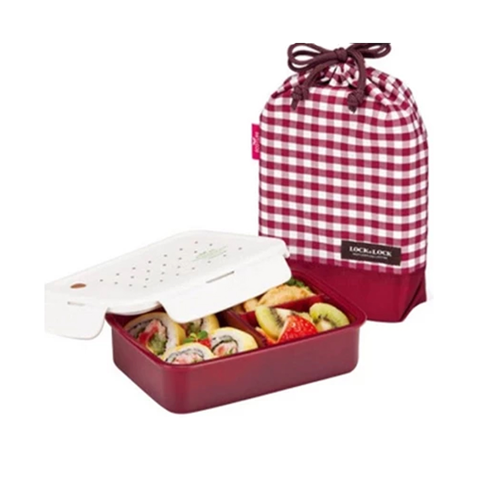 LOCK&LOCK HPL744W LUNCH BOX -WINE