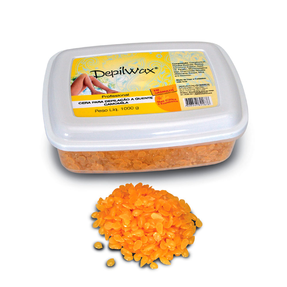 801876 DEPILWAX CERA EN GRANOS 1000G - CAMOMILA