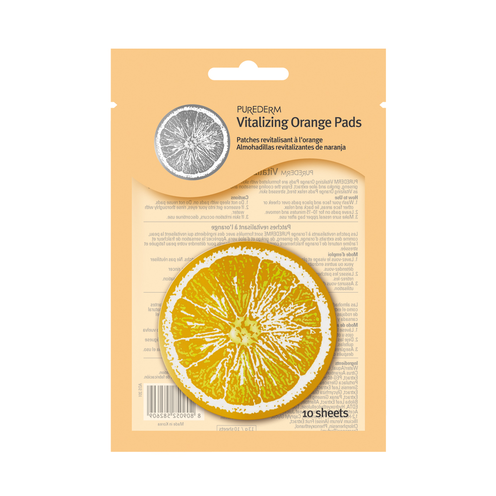 582609 ADS201 PUREDERM VITALIZING ORANGE PADS