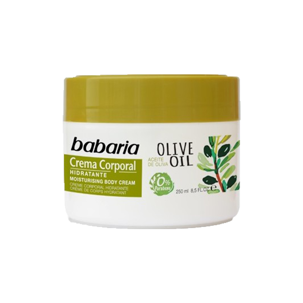 BABARIA  CREMA CORPORAL NUTRITIVA OLIVE OIL 250ML