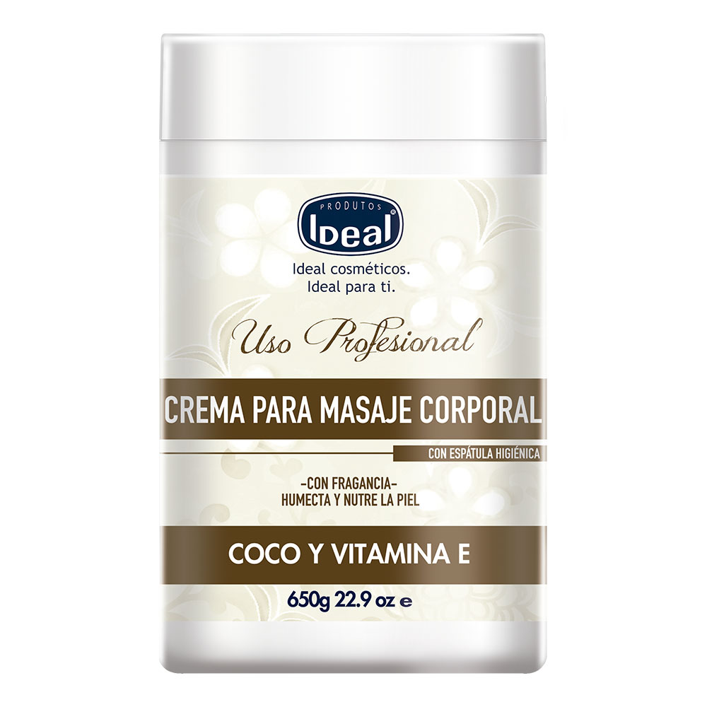 226635 IDEAL CREMA P/ MASAJE COCO Y VITAMINA E 650