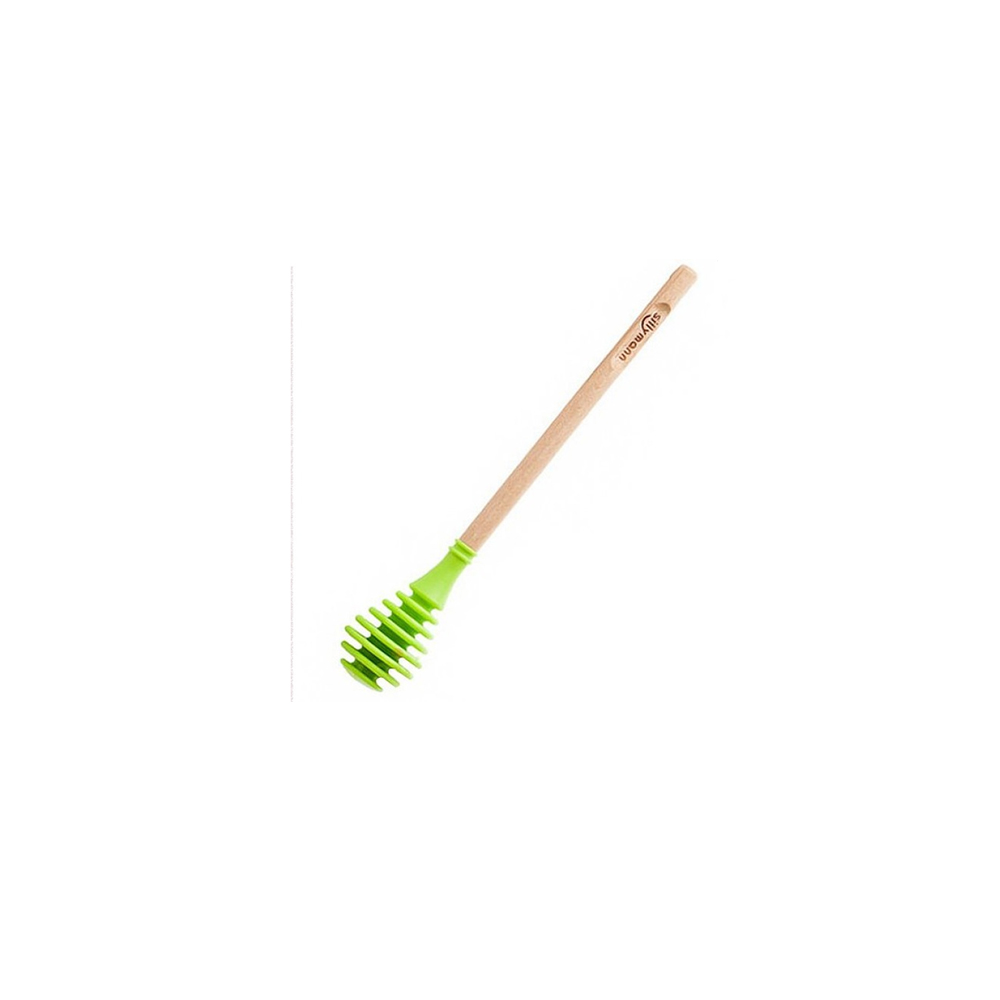 155249 SILLYMANN SILICONE HONEY DIPPER - GREEN