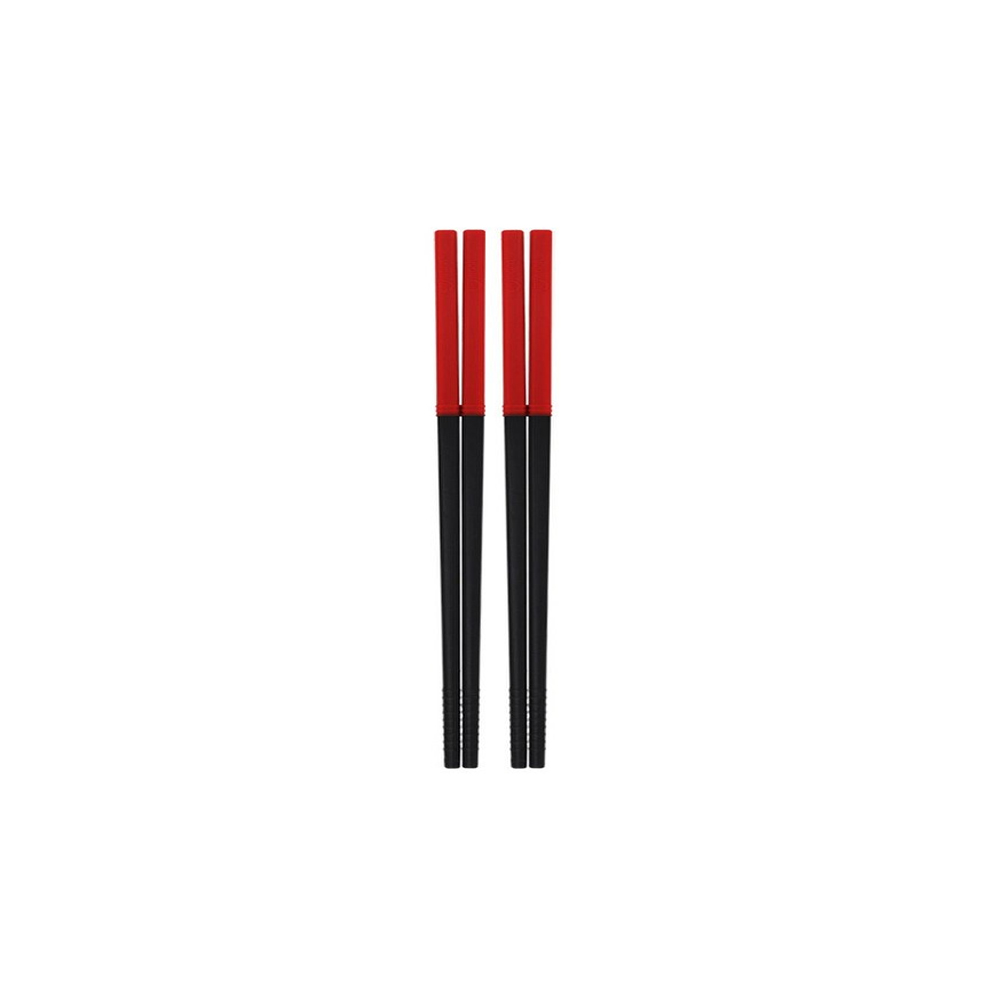 158455 SILLYMANN SILICONE CHOPSTICKS - BURGENDY R.