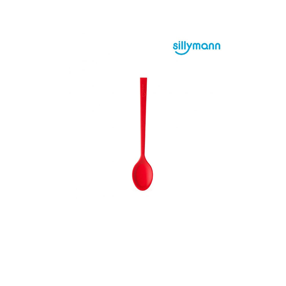 154839 SILLYMANN SILICONE SPOON - RED