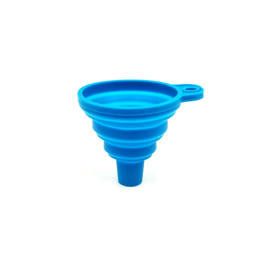 152484 SILLYMANN SILICONE COLLPASIBLE FUNNEL BLUE