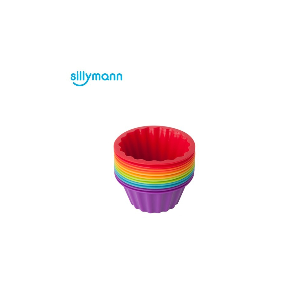 154273 SILLYMANN SILICONE MUFFIN MOULD (S) 12PC