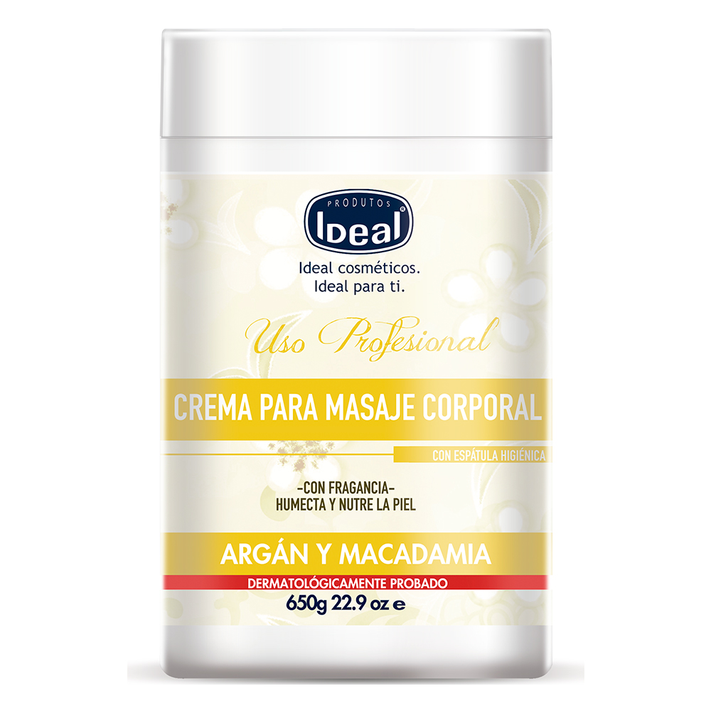 226628 IDEAL CREMA MASAJE ARGANO Y MACADAMIA 650G