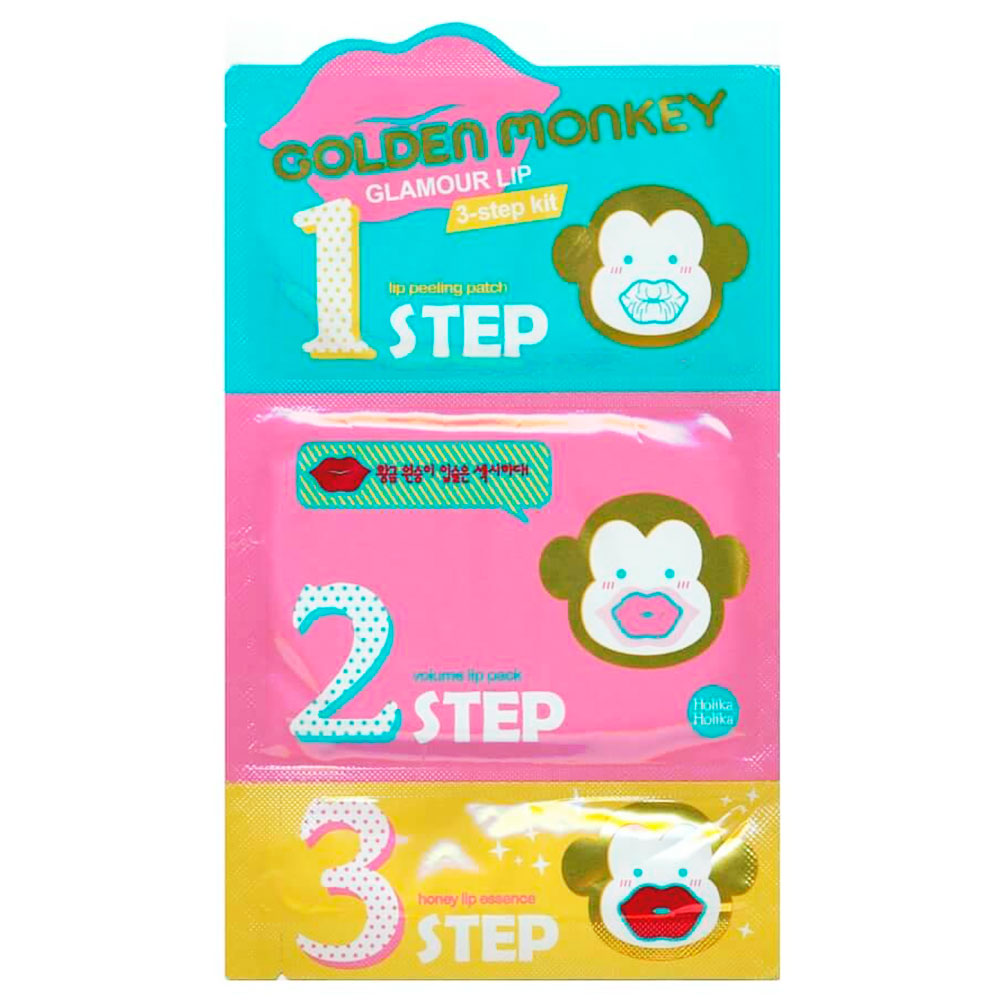 357788 HOLIKA HOLIKA GOLDEN MONKEY GL. LIP 3-STEP 