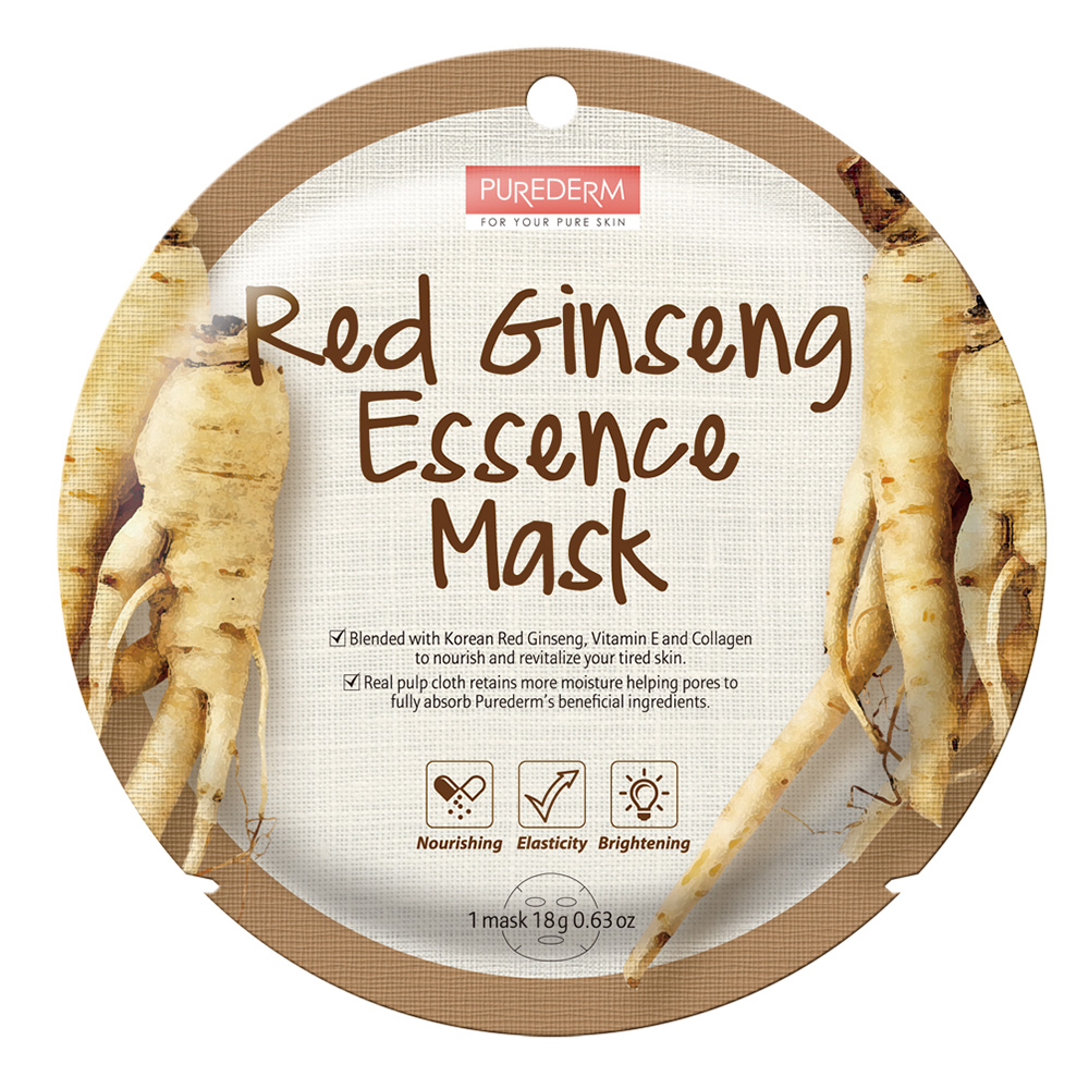 187650 PUREDERM RED GINSENG ESSENCE MASK- ADS810