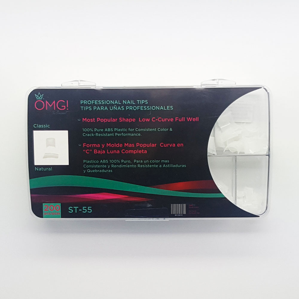 1008102 OMG PROFESSIONAL NAIL TIPS CLASSIC ST-55