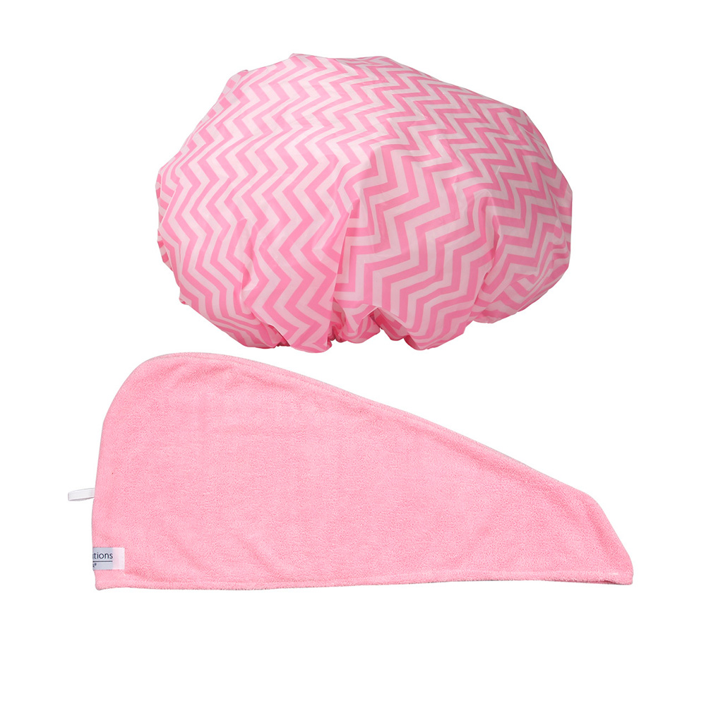 692405 CALA HAIR TURBAN&SHOWER CAP - 69240