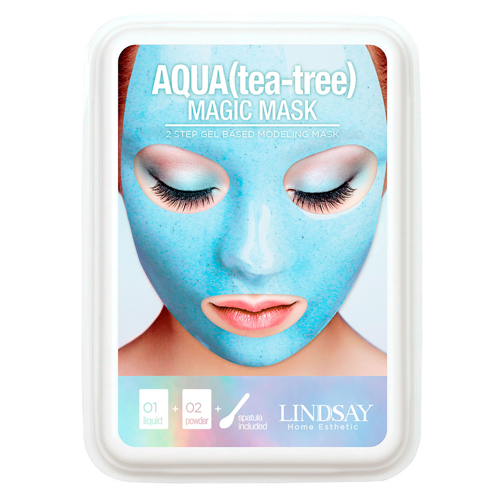 143918 LINDSAY AQUA (TEA-TREE) MAGIC MASK 2 SETP 