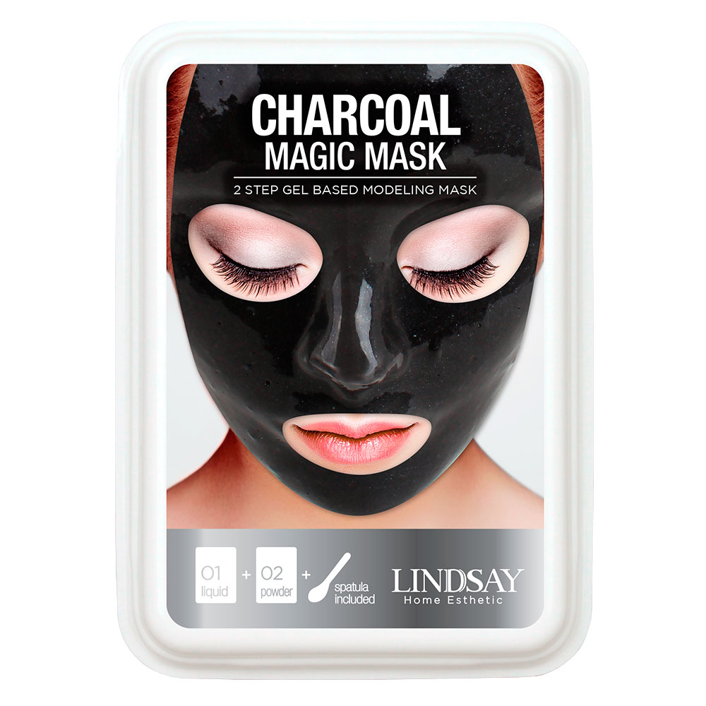 143925 LINDSAY CHARCOAL MAGIC MASK 2 STEP GEL