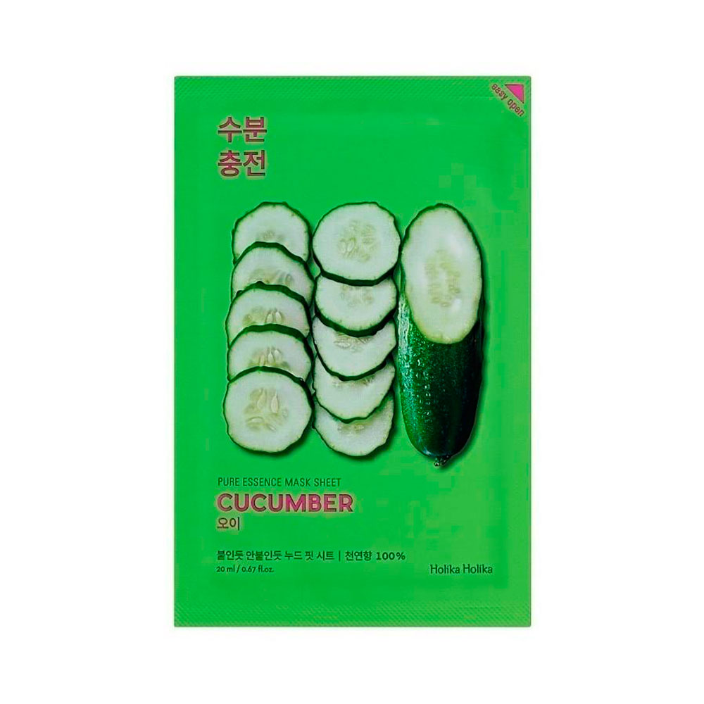 368104 HOLIKA HOLIKA PURE ESSENCE MASK SHEET CUCUM