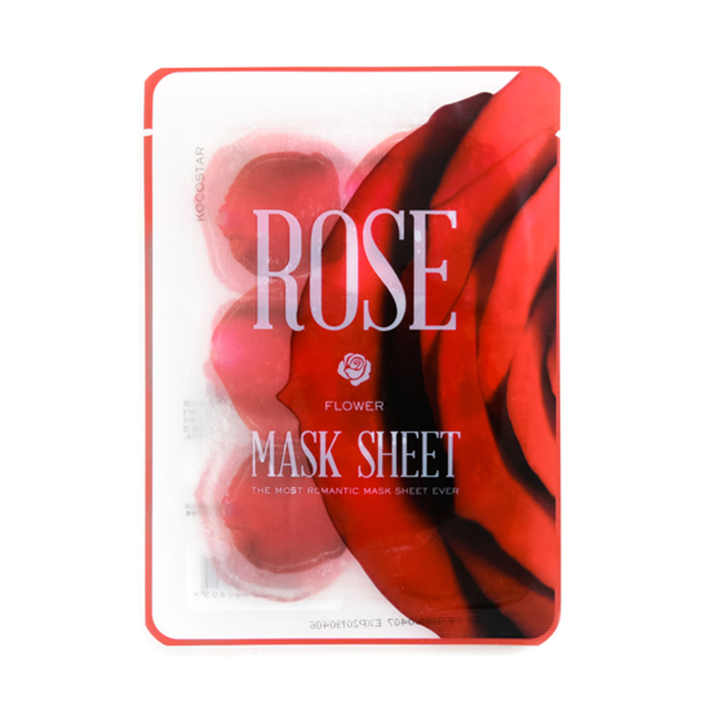 320805 KOCOSTAR ROSE FLOWER MASK SHEET