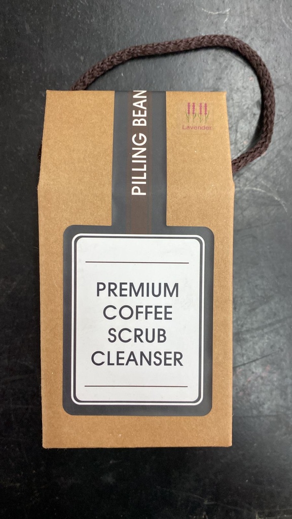 PILLING BEAN PREMIUM COFFEE SCRUB CLEANSER LAVENDE