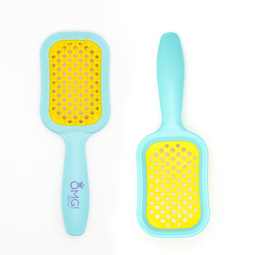 1008153 OMG HB-3 THERMIC VENTED HAIR BRUSH SKY BLUE