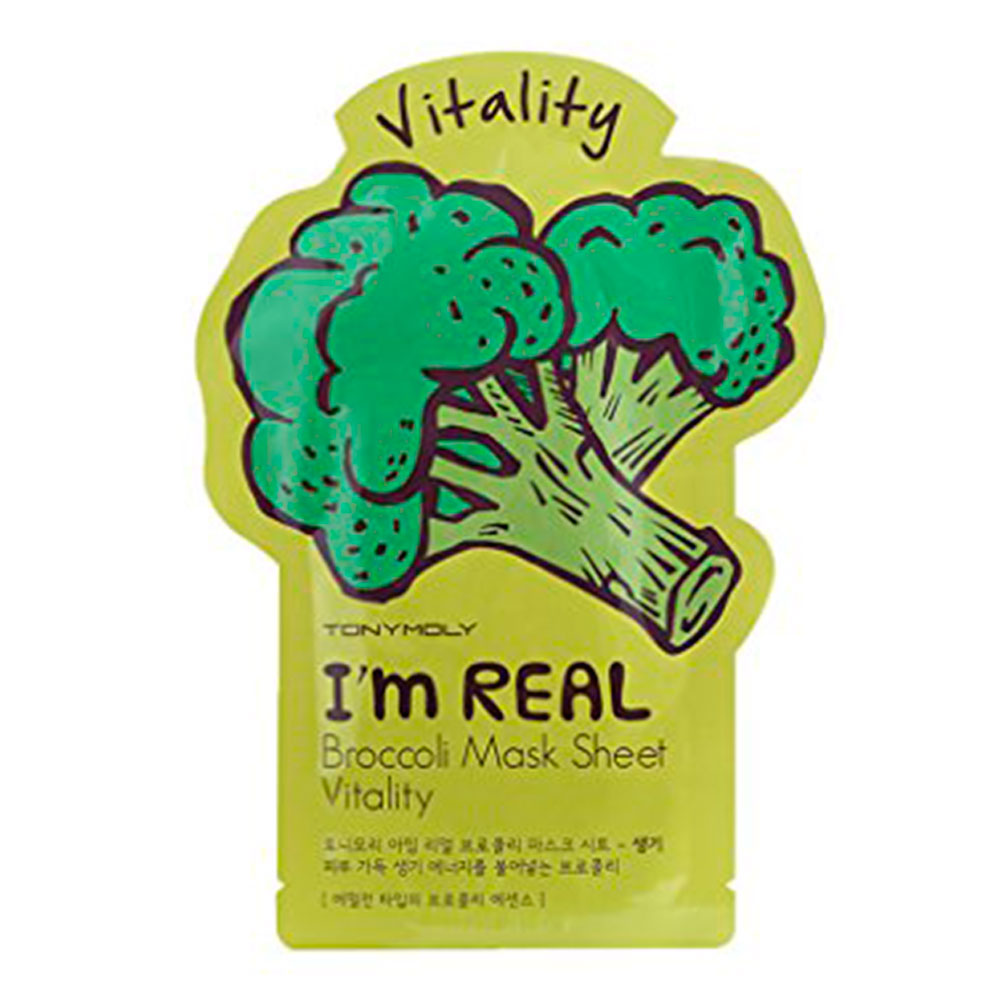 TONYMOLY I'M REAL BROCCOLI MASK SHEET