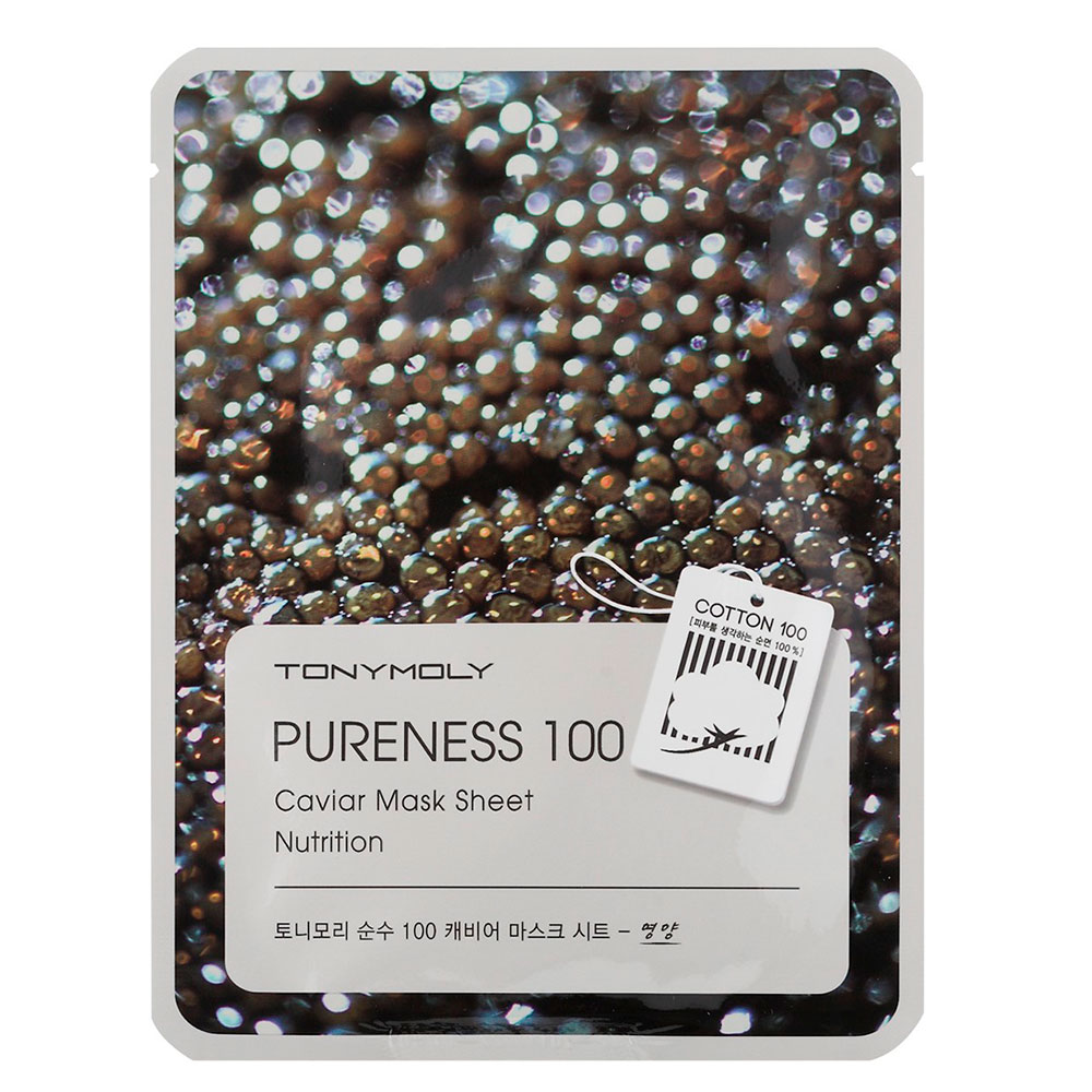 581930 TONYMOLY PURENESS 100 CAVIAR MASK SHEET