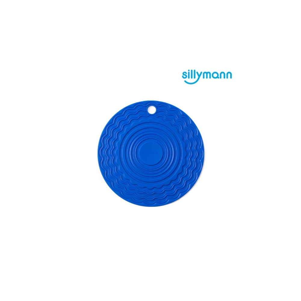 154013 SILLYMANN SILICONE POT MAT - BLUE