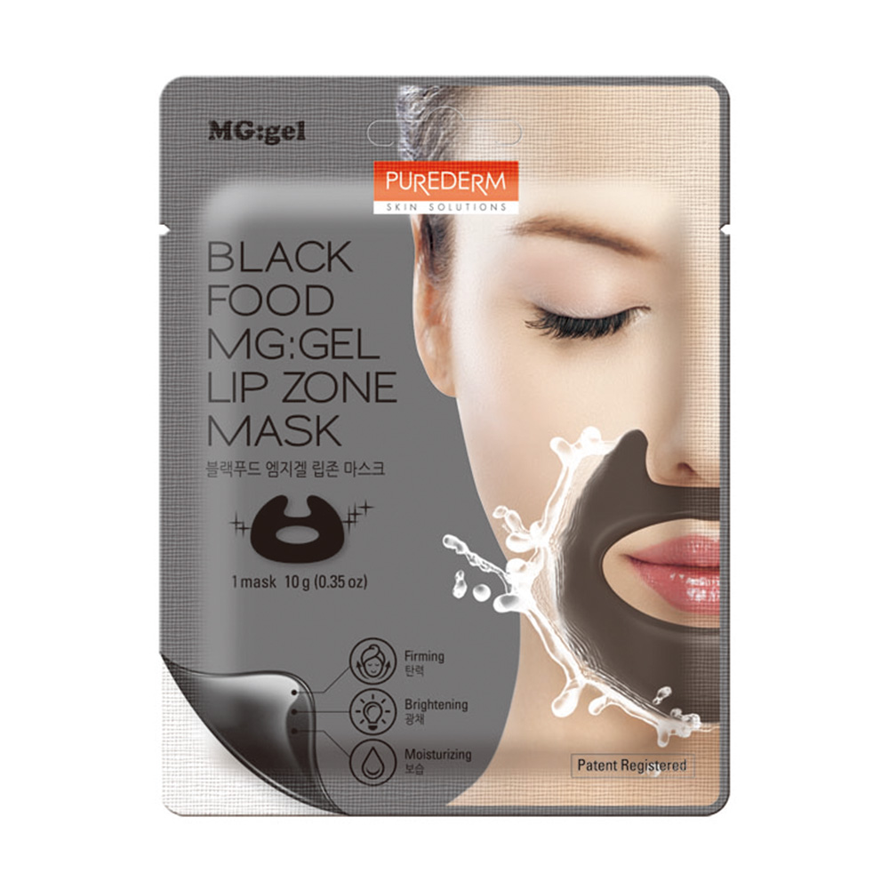 189661 PUREDERM BLACK GEL LIP ZONE MASK ADS376