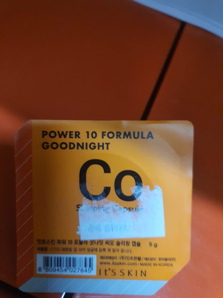 027845 ITS SKIN CO SLEEPING CAPSULE POWER 10