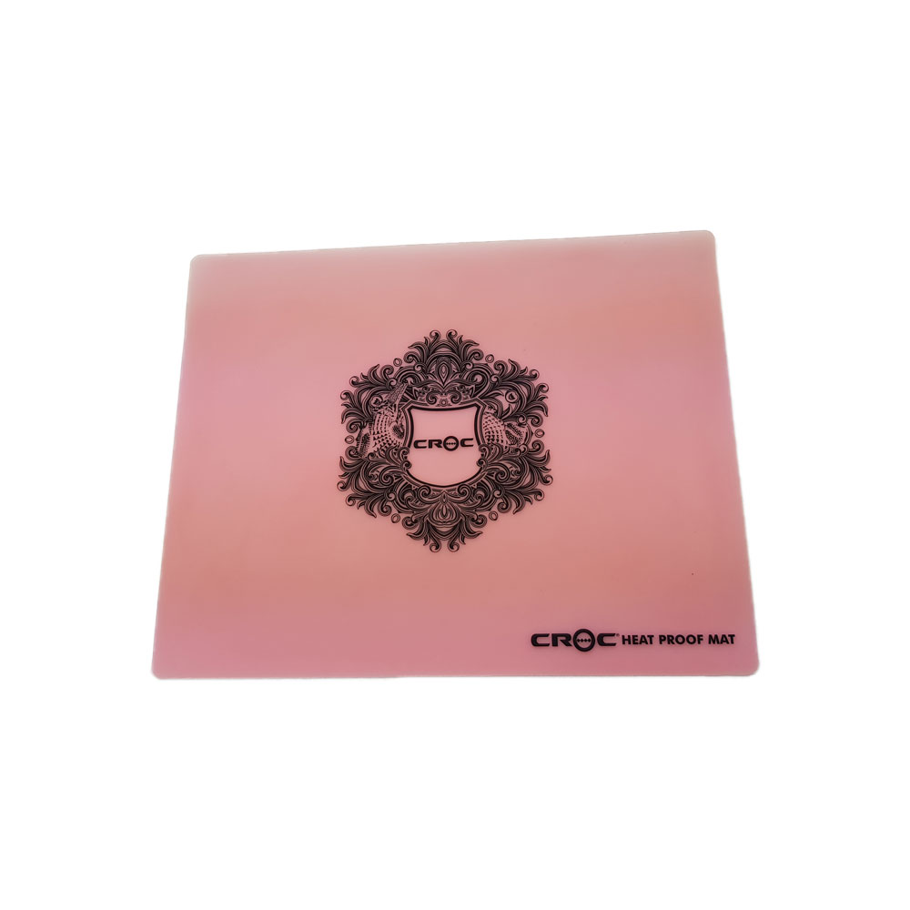 CROC HEAT PROOF MAT PINK