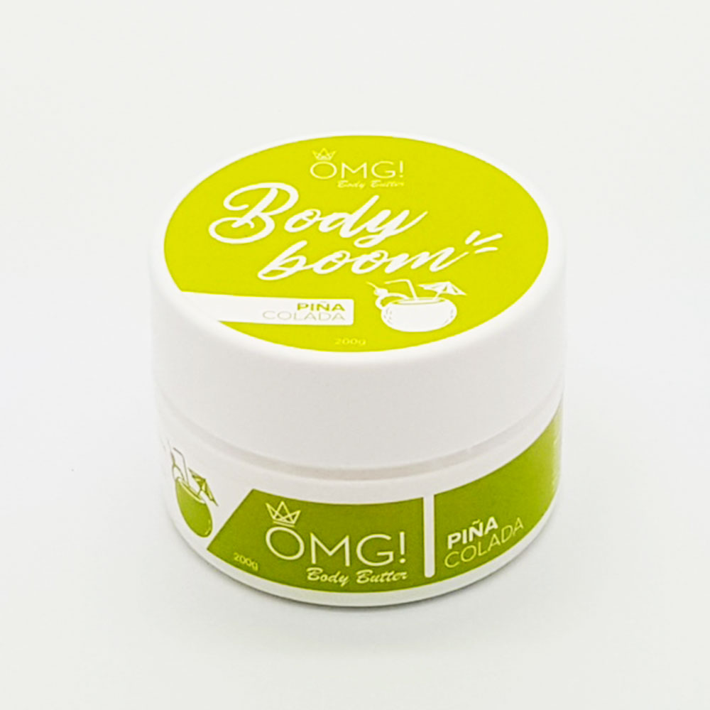 229032 OMG BODY BUTTER BODY BOOM PIÑA COLADA 200G