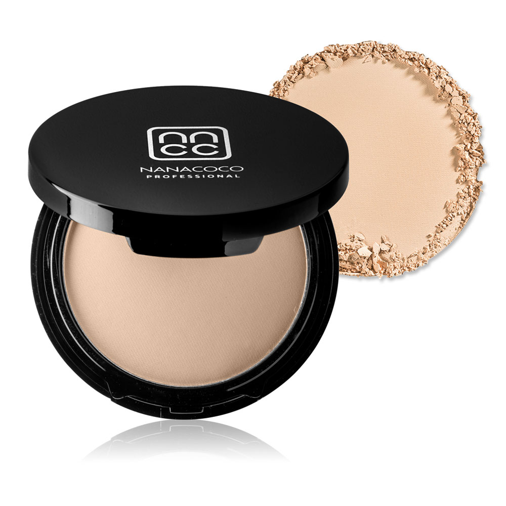 472058 NANACOCO HD PODWER FOUNDATION WARM BEIGE