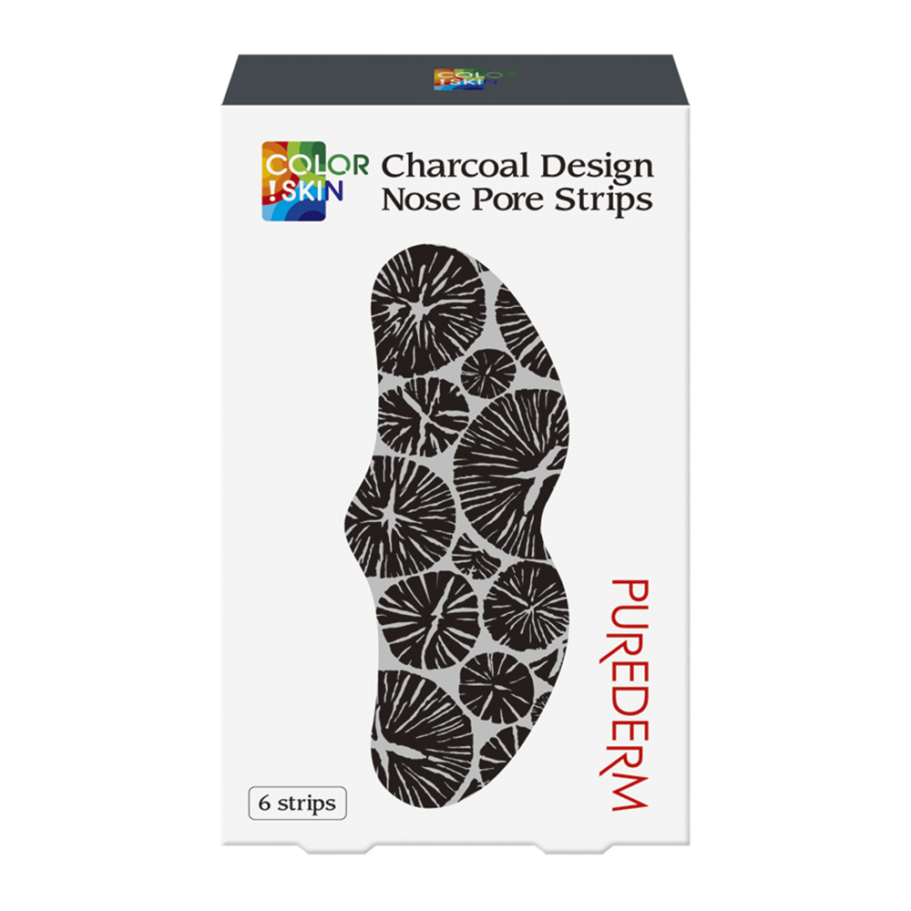 190018 PUREDERM CHARCOAL DESIGN NOSE PORE STRIP