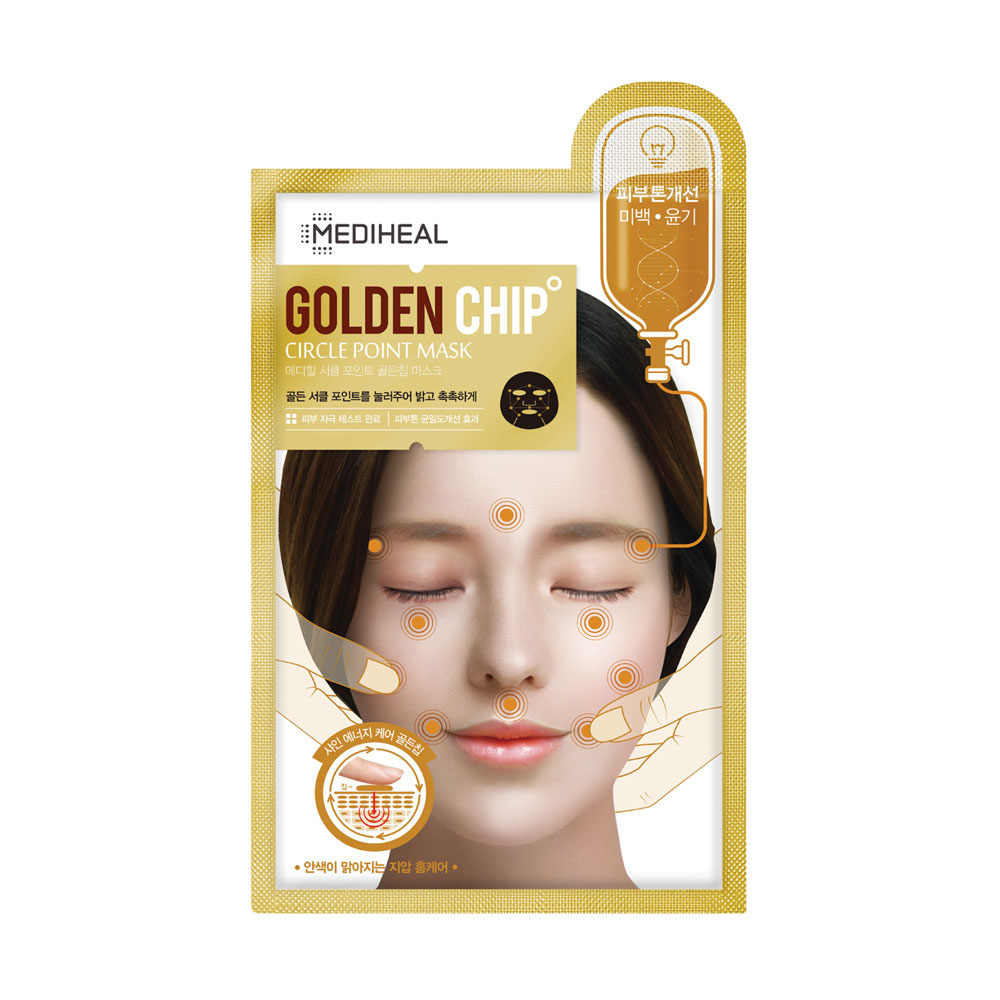 123651 MEDIHEAL GOLDEN CHIP CIRCLE POINT MASK