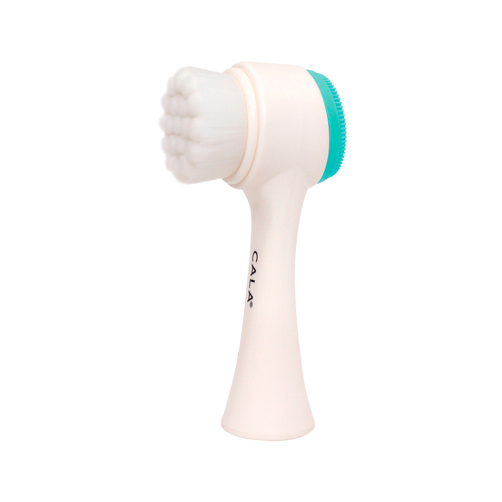 675125 CALA DUAL-ACTION FACIAL CLEANSING BRUSH