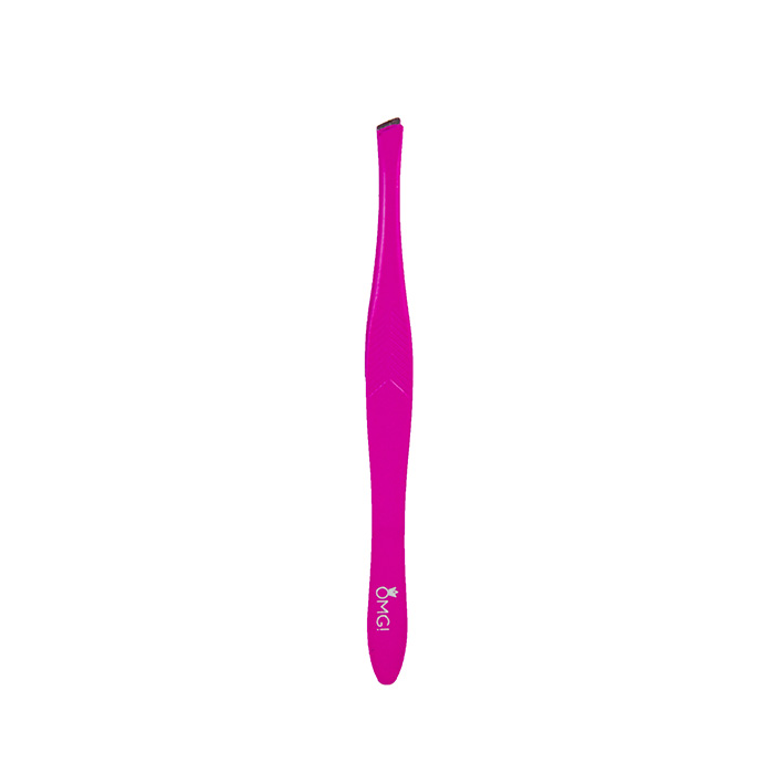 1008403 OMG SLANT TIP TWEEZER PREMIUM 