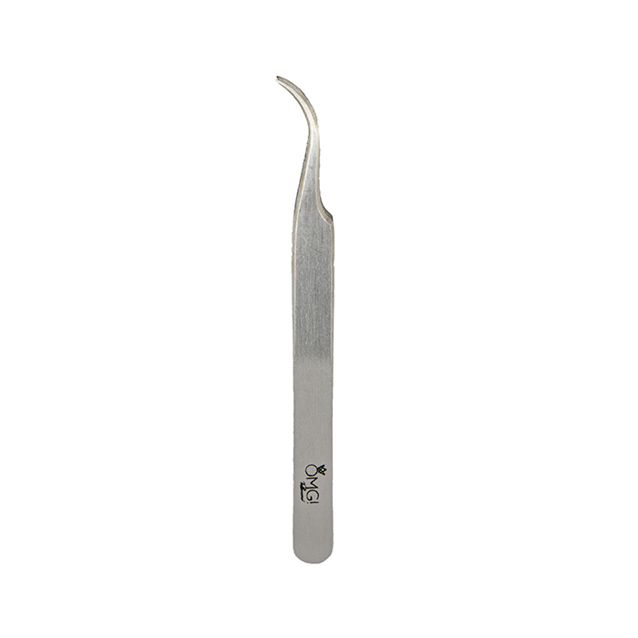 1008410 OMG CURVED TIP TWEEZER PREMIUM