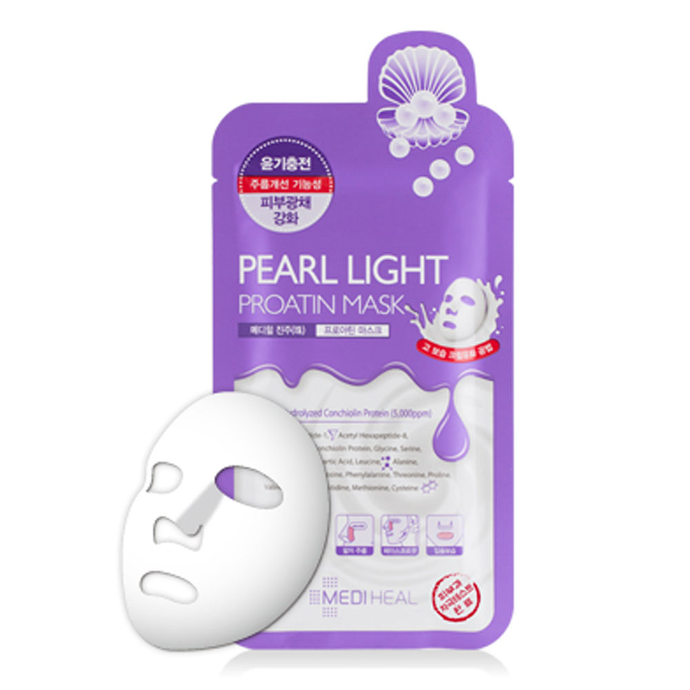 558662 MEDIHEAL PEARL LIGHT PROATIN MASK