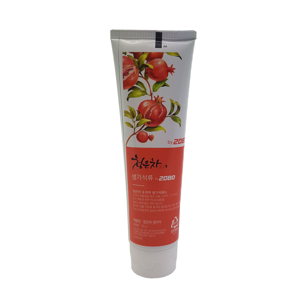 257463 2080 TOOTHPASTE NATURAL POMEGRANATE 120G