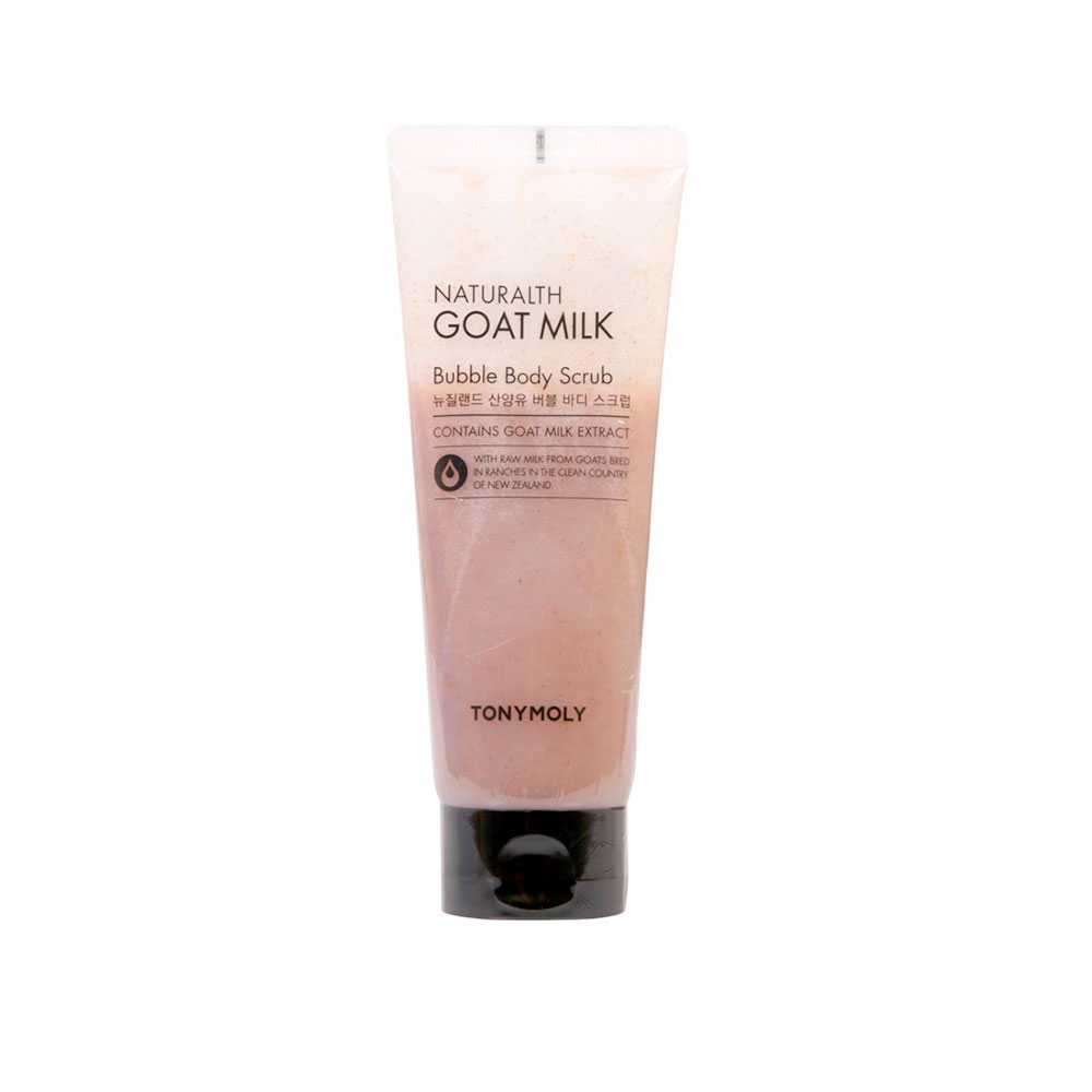 023595 TONYMOLY GOAT MILK BUBBLE BODY SCRUB 150ML