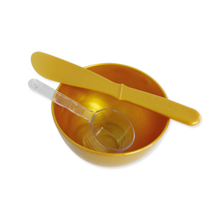 ELMOLU GOLD BOWL & SPATULA SET