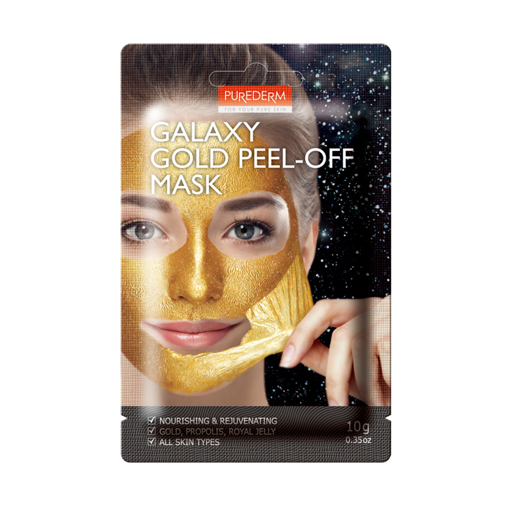 190896 PUREDERM GALAXY GOLD PEEL-OFF MASK 10G