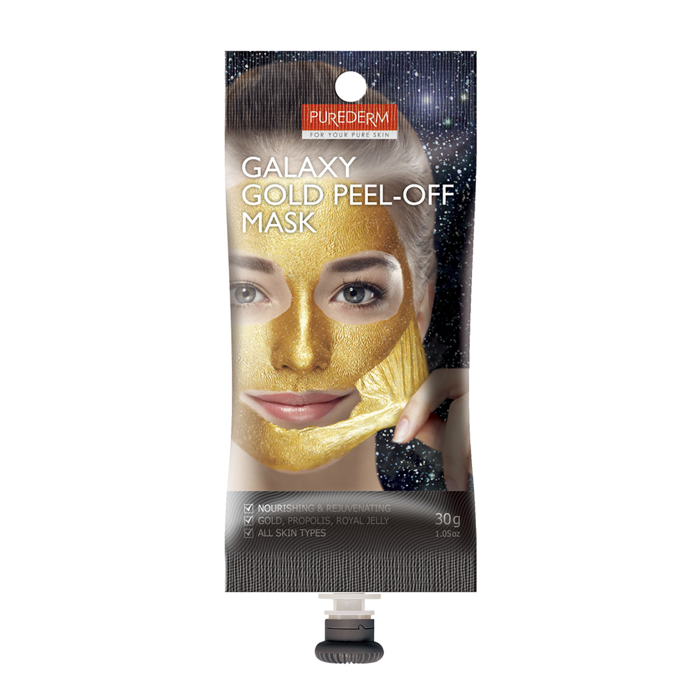 191039 PUREDERM GALAXY GOLD PEEL-OFF MASK 30G