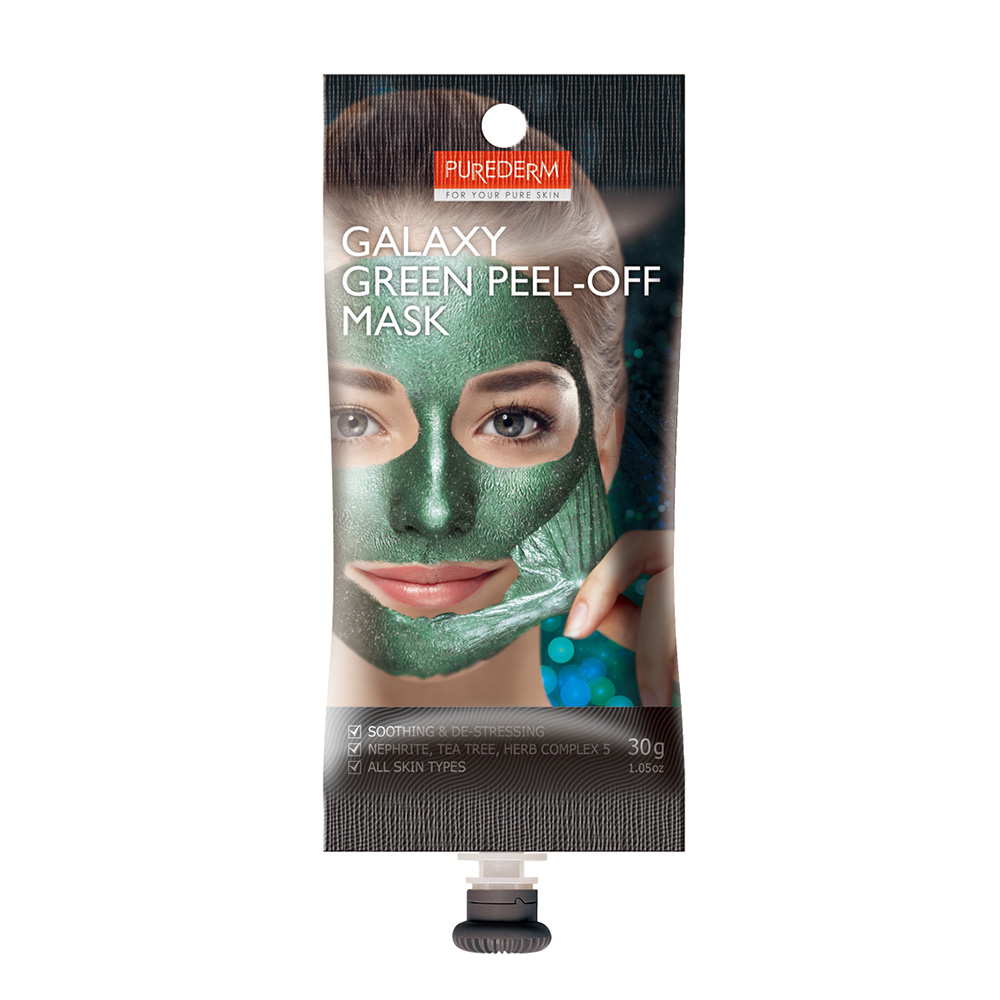 191046 PUREDERM GALAXY GREEN PEEL-OFF MASK 30G