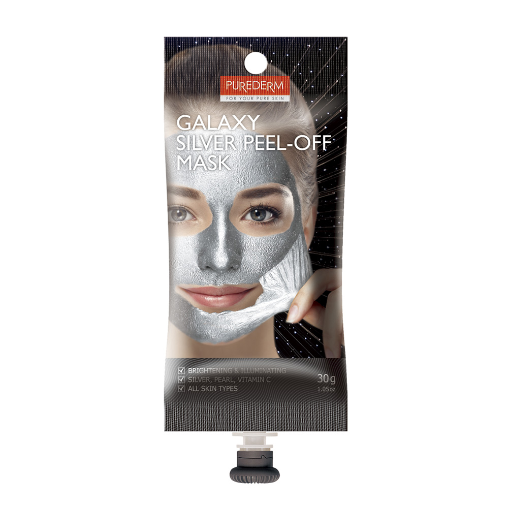 191060 PUREDERM GALAXY SILVER PEEL-OFF MASK 30G