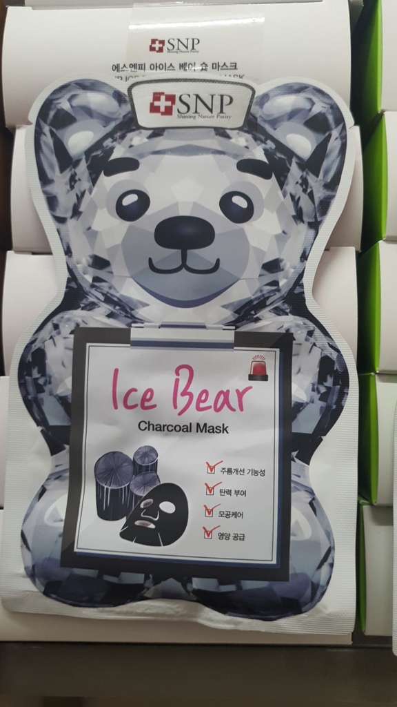 844370 SNP ICE BEAR CHARCOAL MASK